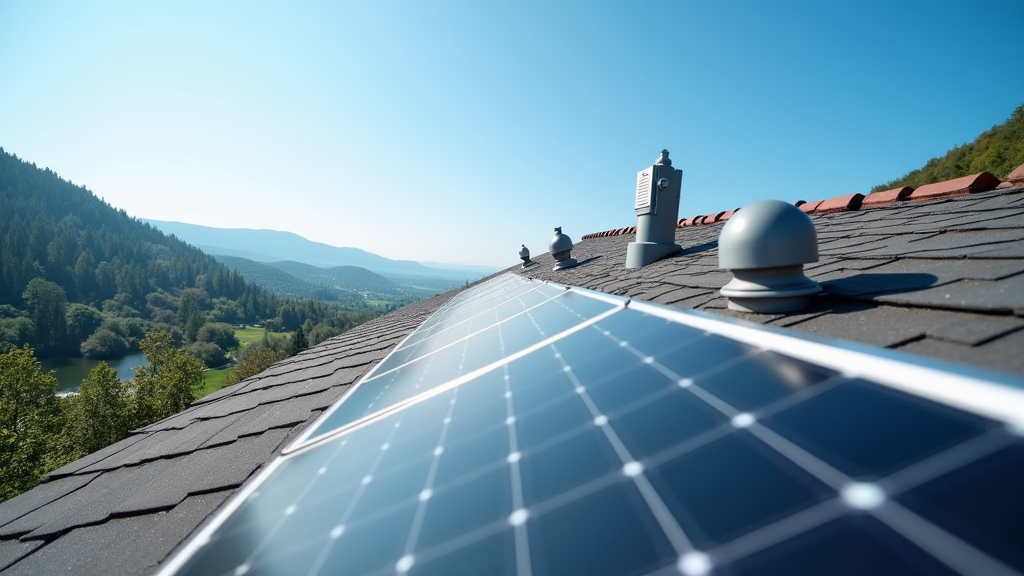 Off grid solar system installation